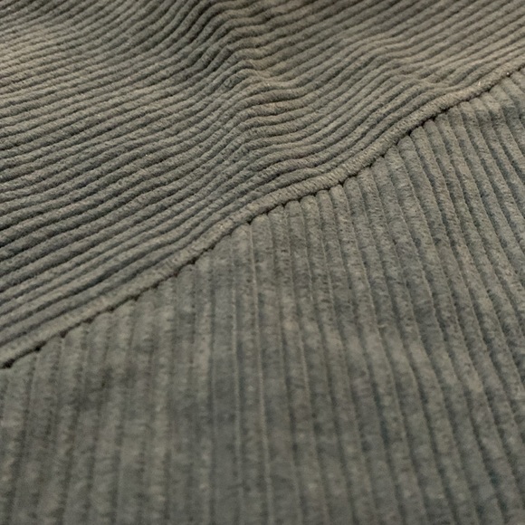 West Elm Corduroy Grey/Blue lumbar pillowcase Brand New With Tags - Picture 5 of 8